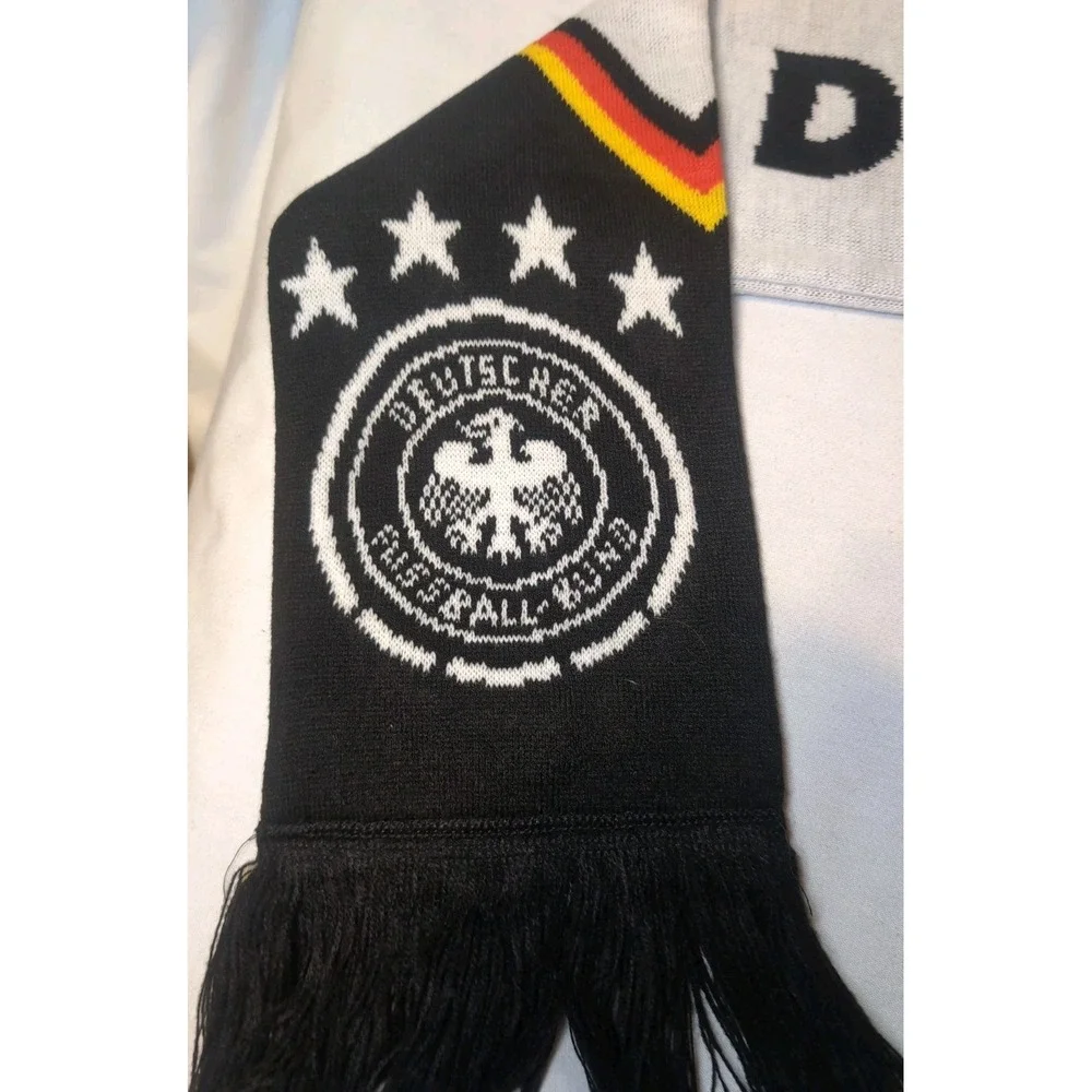 Germany Deutschland DFB Futbol Soccer Scarf FIFA World Cup Icon Sports
